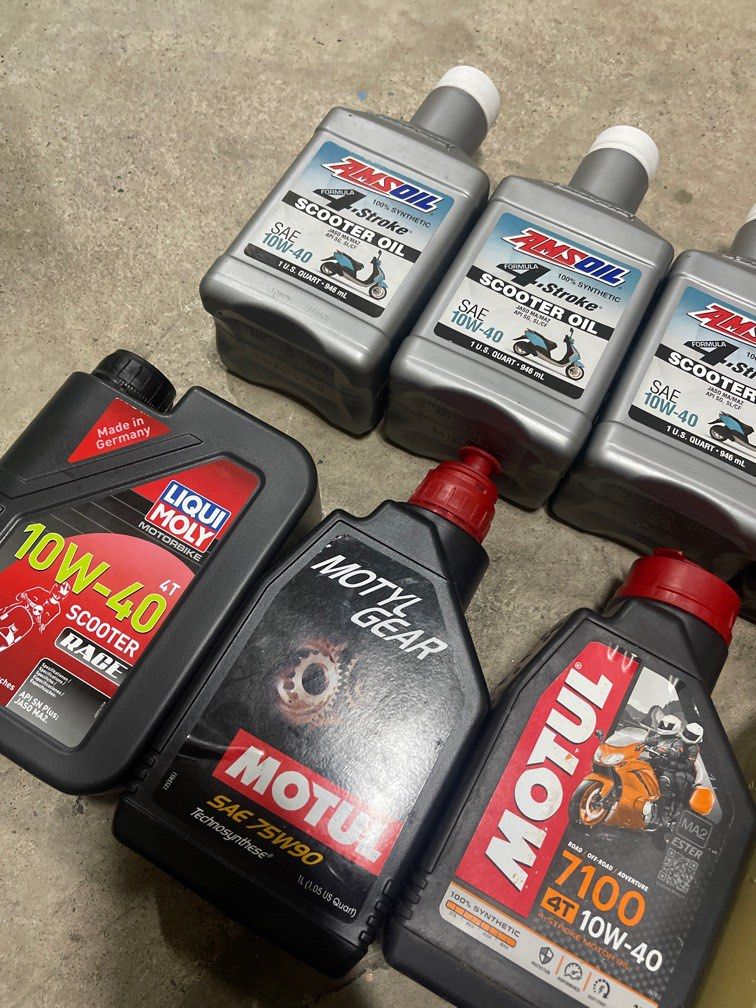 Engine & Gear Oil, Motorcycles, Motorcycle Accessories on Carousell