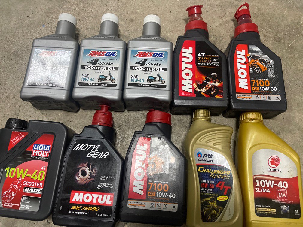 Engine & Gear Oil, Motorcycles, Motorcycle Accessories on Carousell
