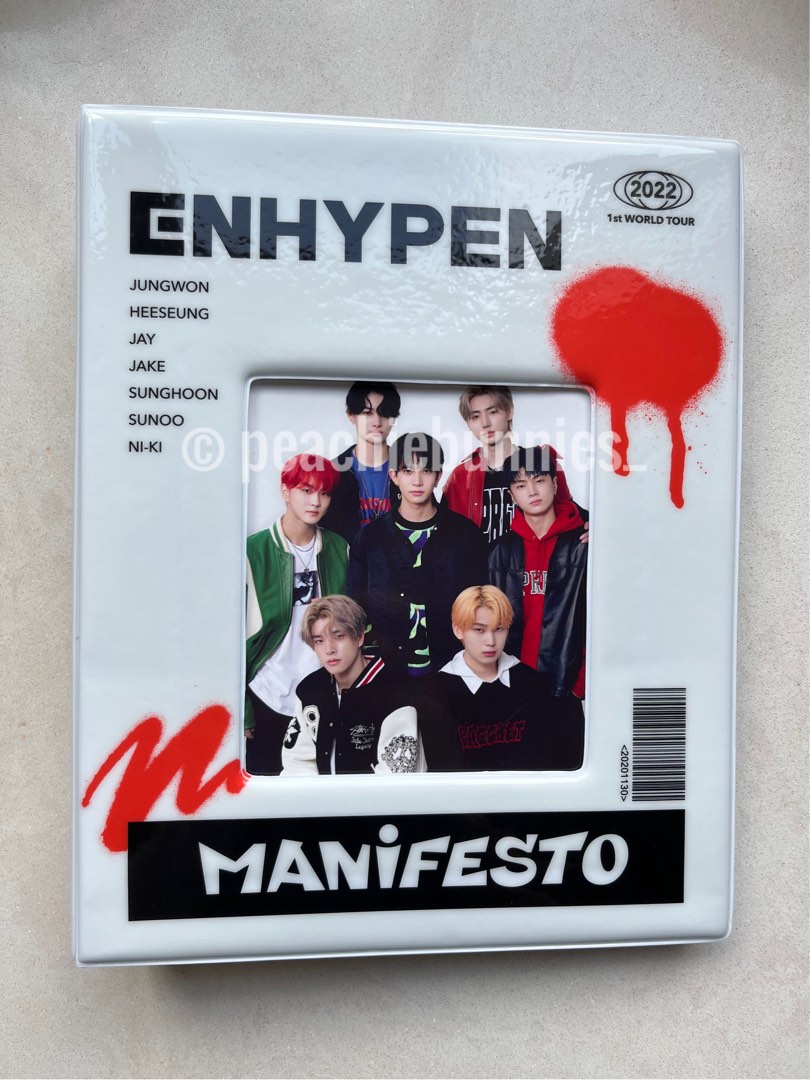 Enhypen manifesto 卡簿, 興趣及遊戲, 收藏品及紀念品, 韓流- Carousell