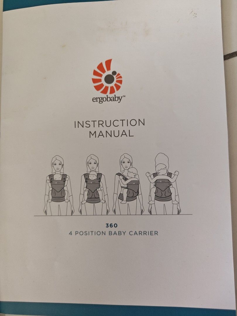 Ergo 360 sales baby carrier instructions