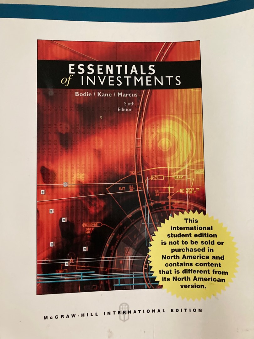 Essentials of Investments, Hobbies & Toys, Books & Magazines, Textbooks