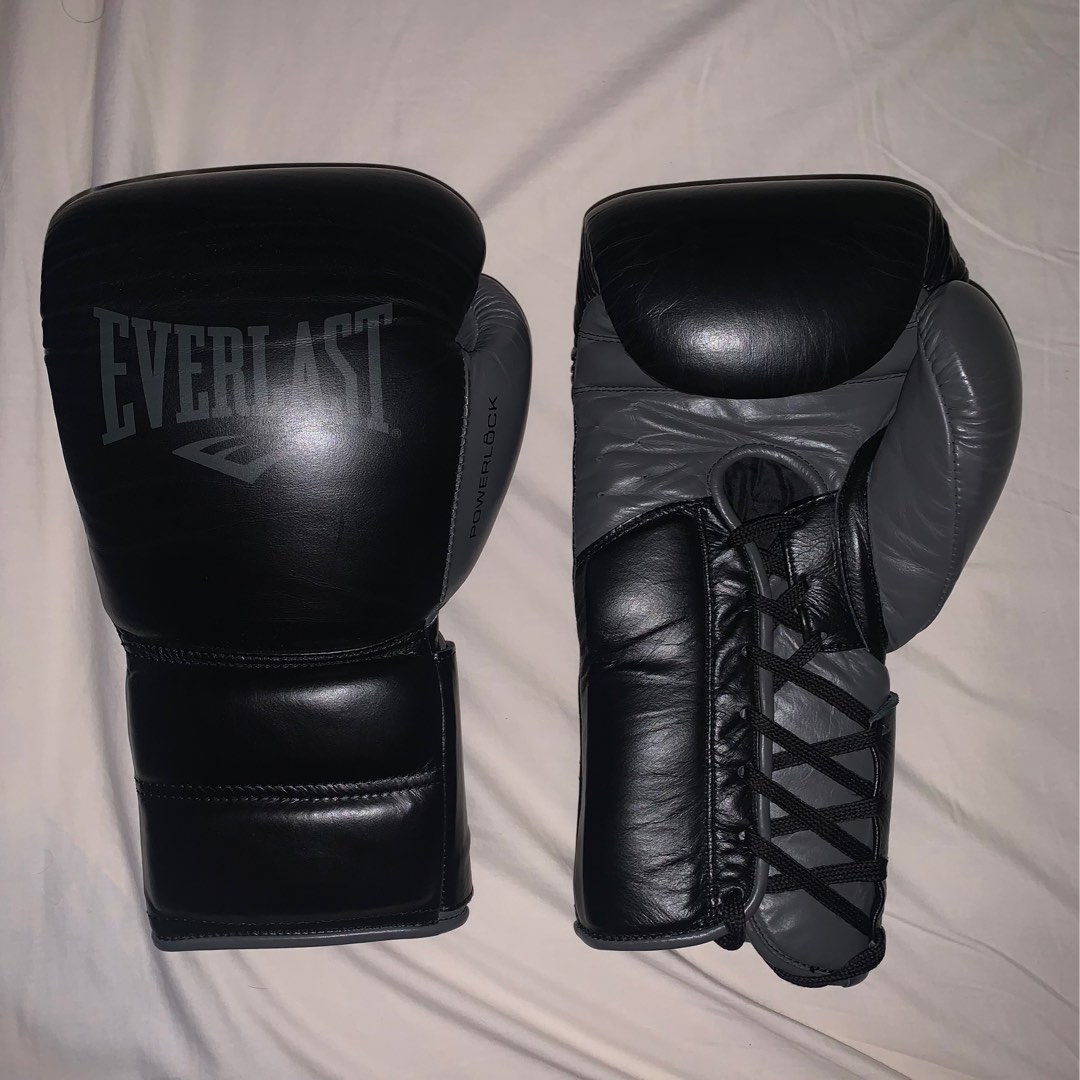 Everlast Powerlock 2 Lace-up Boxing Gloves 16oz on Carousell