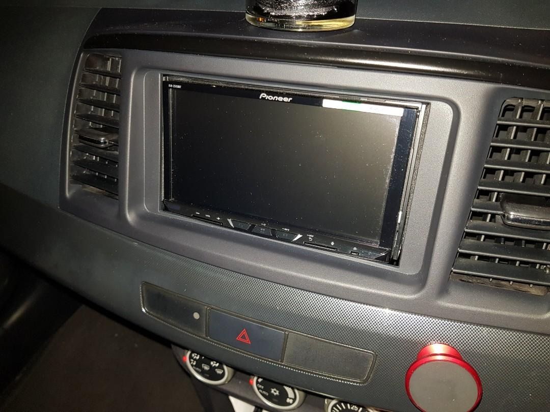 Evo x double sales din dash kit