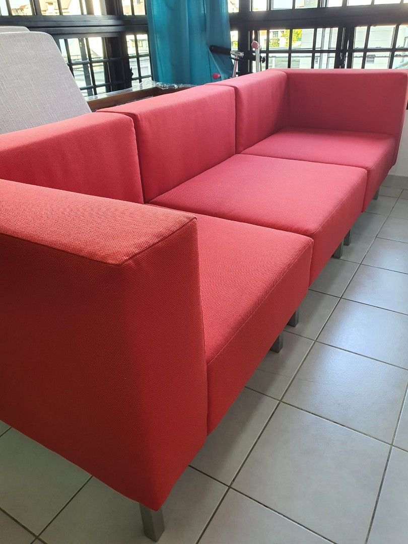 Fabric 3 seater sofa like new!, Furniture & Home Living, Furniture