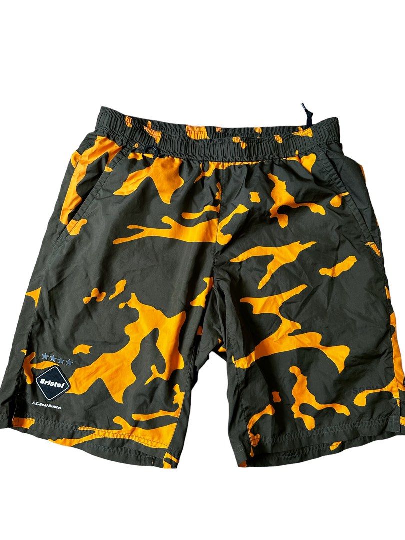 FCRB Team Practice Shorts Orange M size, 男裝, 褲＆半截裙, 短褲