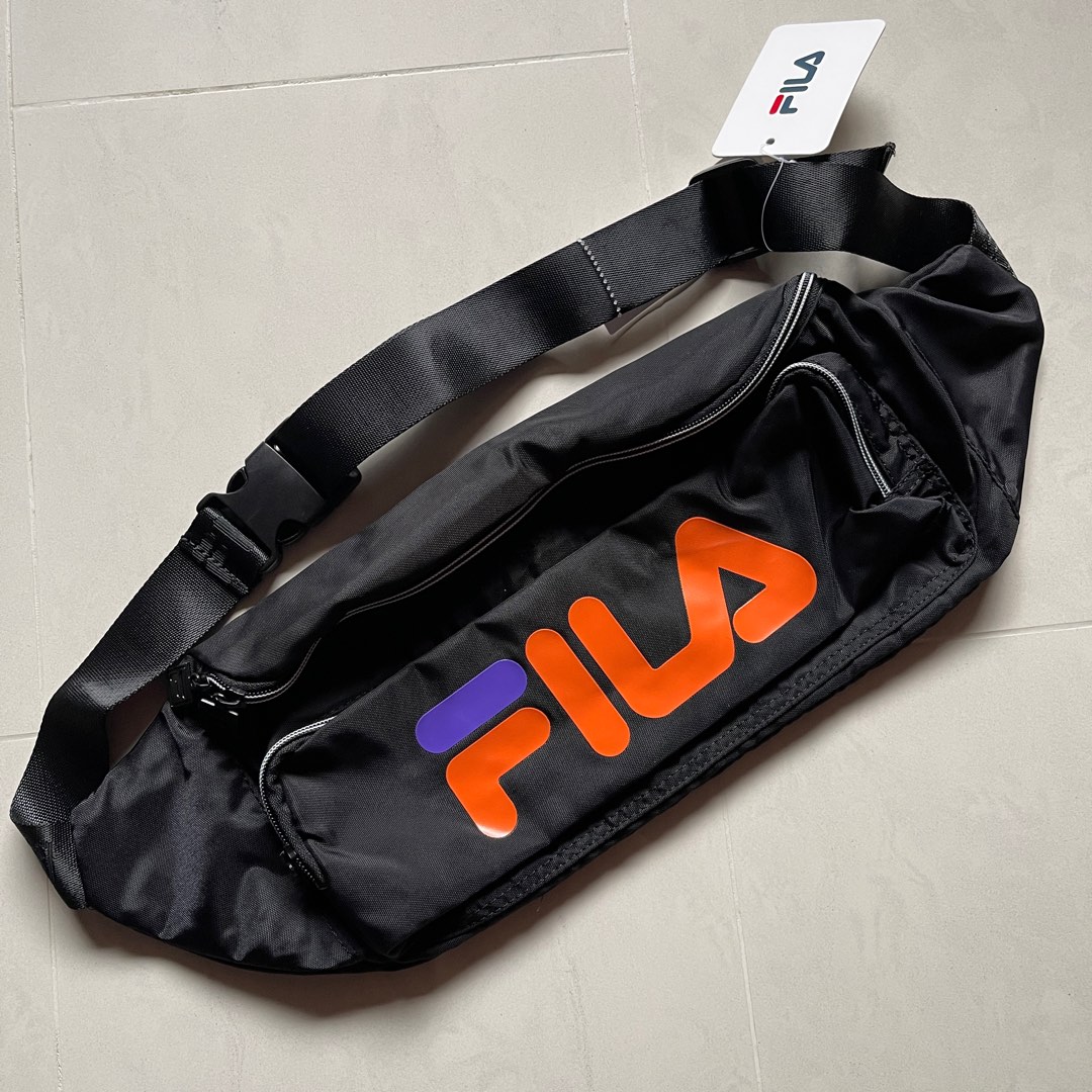 Fila extra large sized crossbody bumbag sling bag waist pouch rare