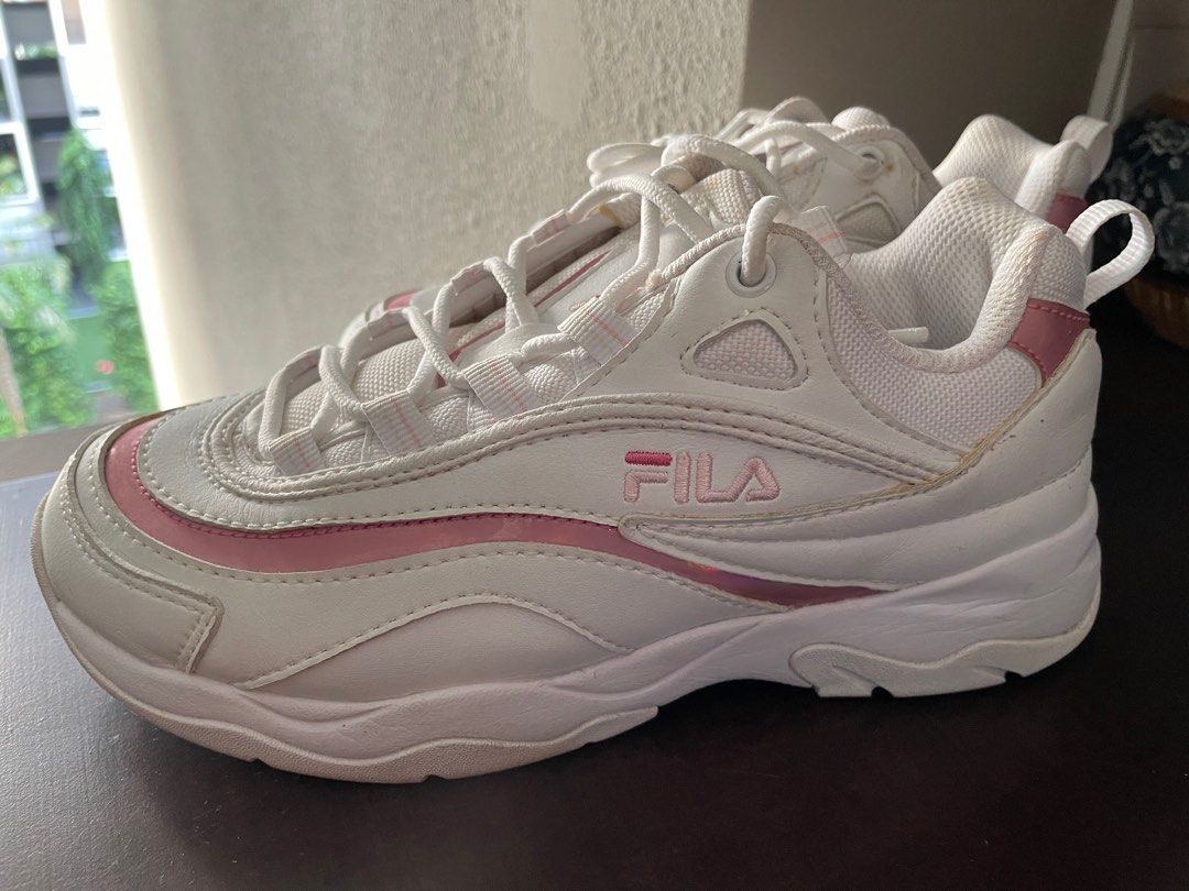 Fila ray junior pink hot sale