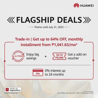 FLAGSHIP DEALS FROM HUAWEI
