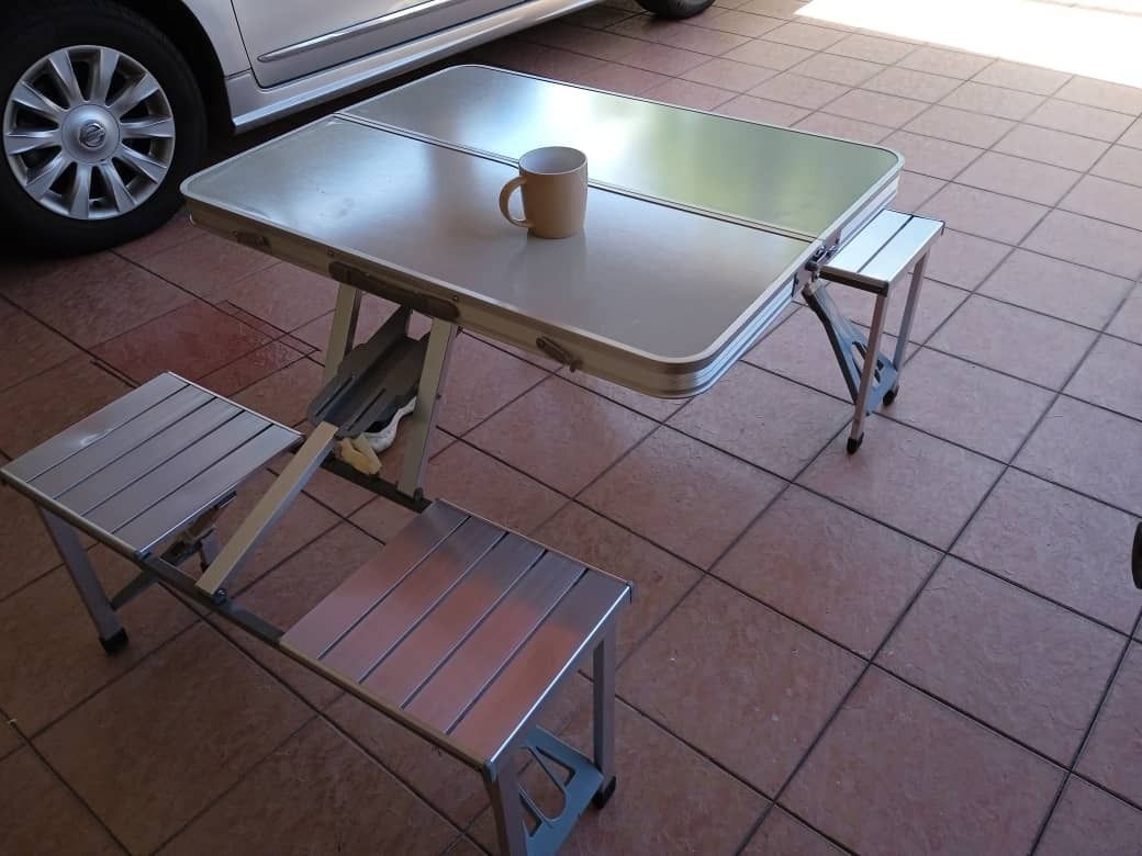 Cabela's folding aluminum deals picnic table