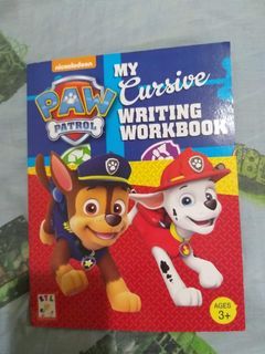 For Sale Paw Patrol My Cursive Writing WorkBook:
Pages: 64