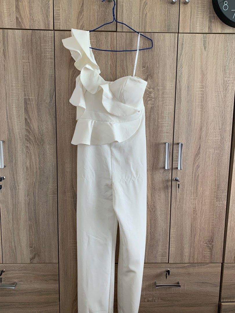 Forever new white jumpsuit
