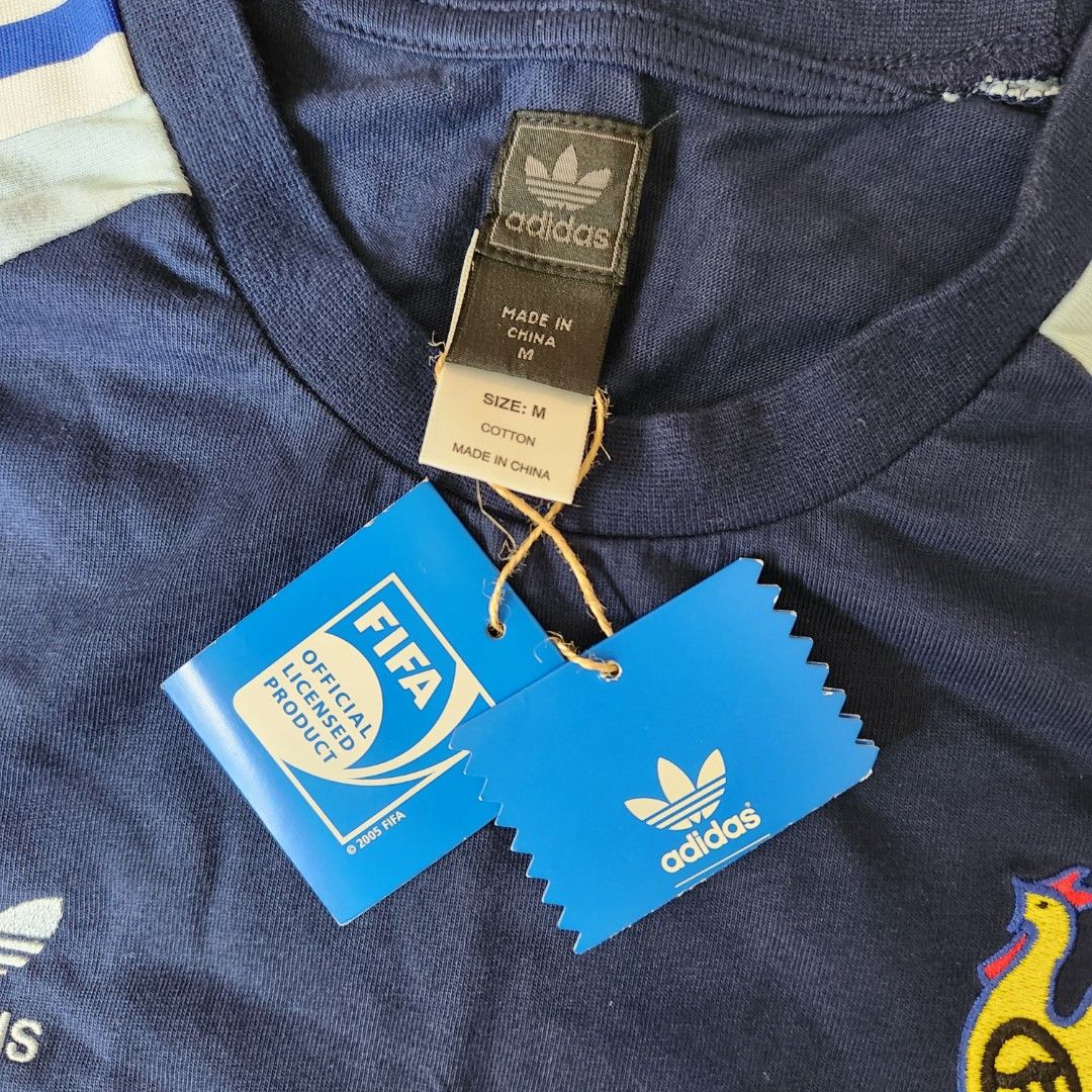 France football tee shirt Adidas size M Men s Fashion Tops Sets Tshirts Polo Shirts on Carousell