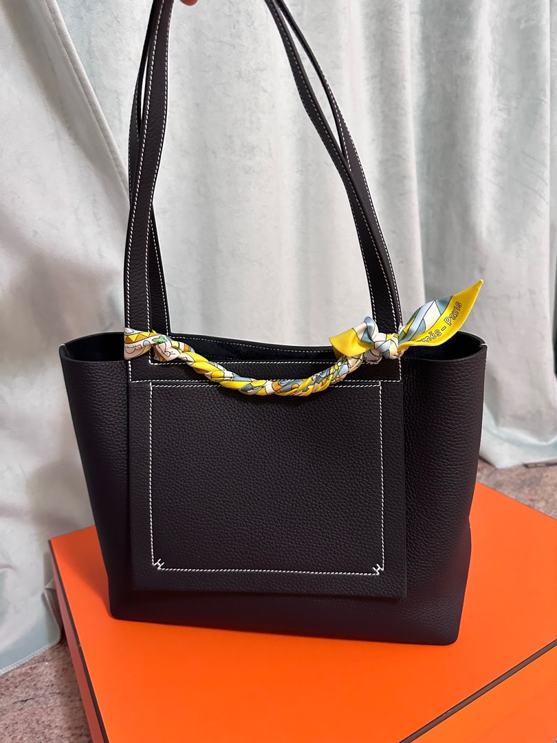 Hermes Cabasellier Tote Togo 31 Yellow