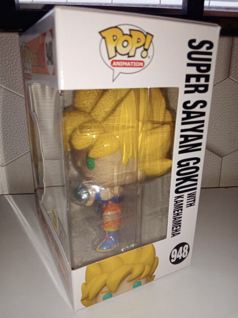 Funko POP Animation Dragon Ball Z - Super Saiyan Goku With Kamehameha  (yellow)