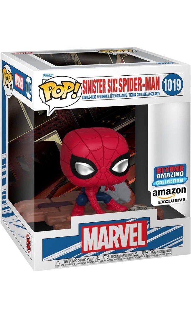 Funko pop Spider-man Sinister 6 1019 (Category: Figurines & Statues) located in Quezon City. Submitted by luli_18 (Listing ID 1243350332, Image 2). Description: Deluxe: Marvel Sinister Six: Spider-man 1019 Beyond Amazing collection Amazon exclusive Sealed.