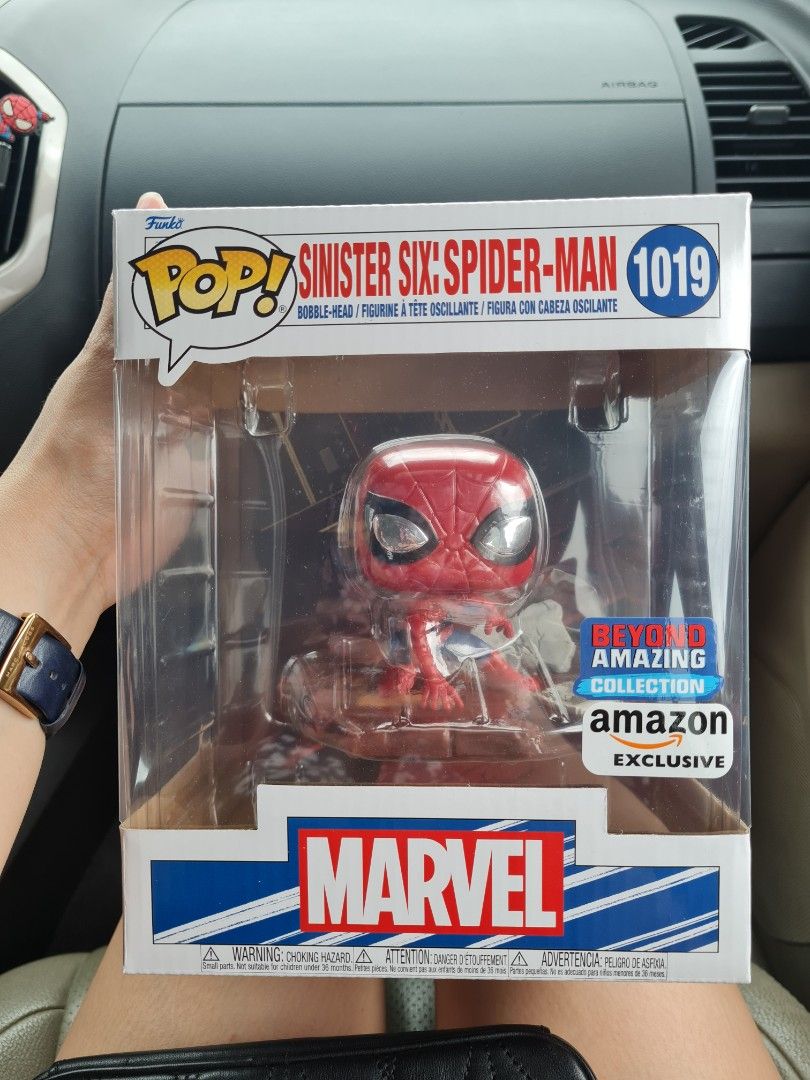 Funko pop Spider-man Sinister 6 1019 (Category: Figurines & Statues) located in Quezon City. Submitted by luli_18 (Listing ID 1243350332, Image 3). Description: Deluxe: Marvel Sinister Six: Spider-man 1019 Beyond Amazing collection Amazon exclusive Sealed.