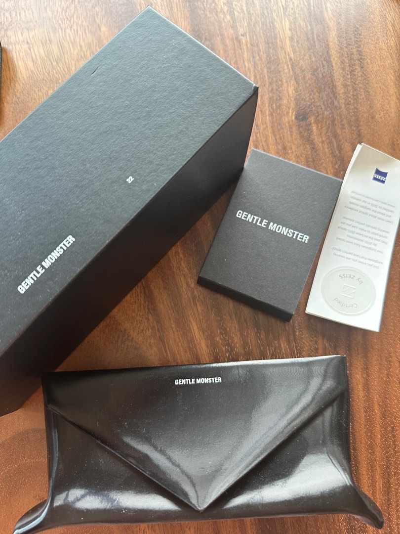 Genuine Gentle Monster Box and Sunglasses Case, Luxury, Accessories on ...