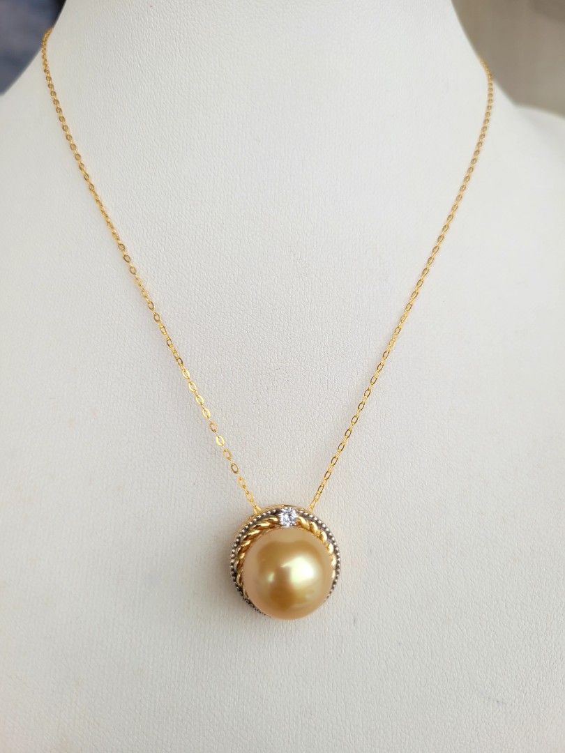 Gold chain with pearls designs hot sale