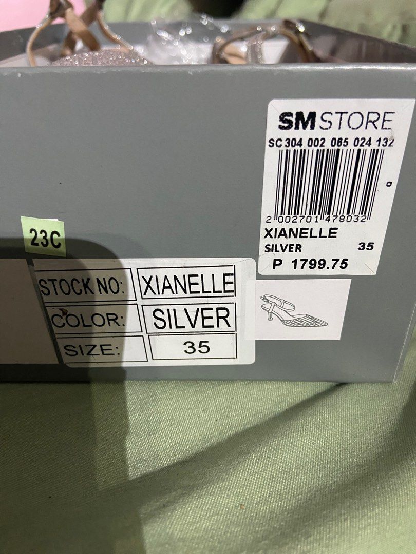Gibi silver high heels on Carousell