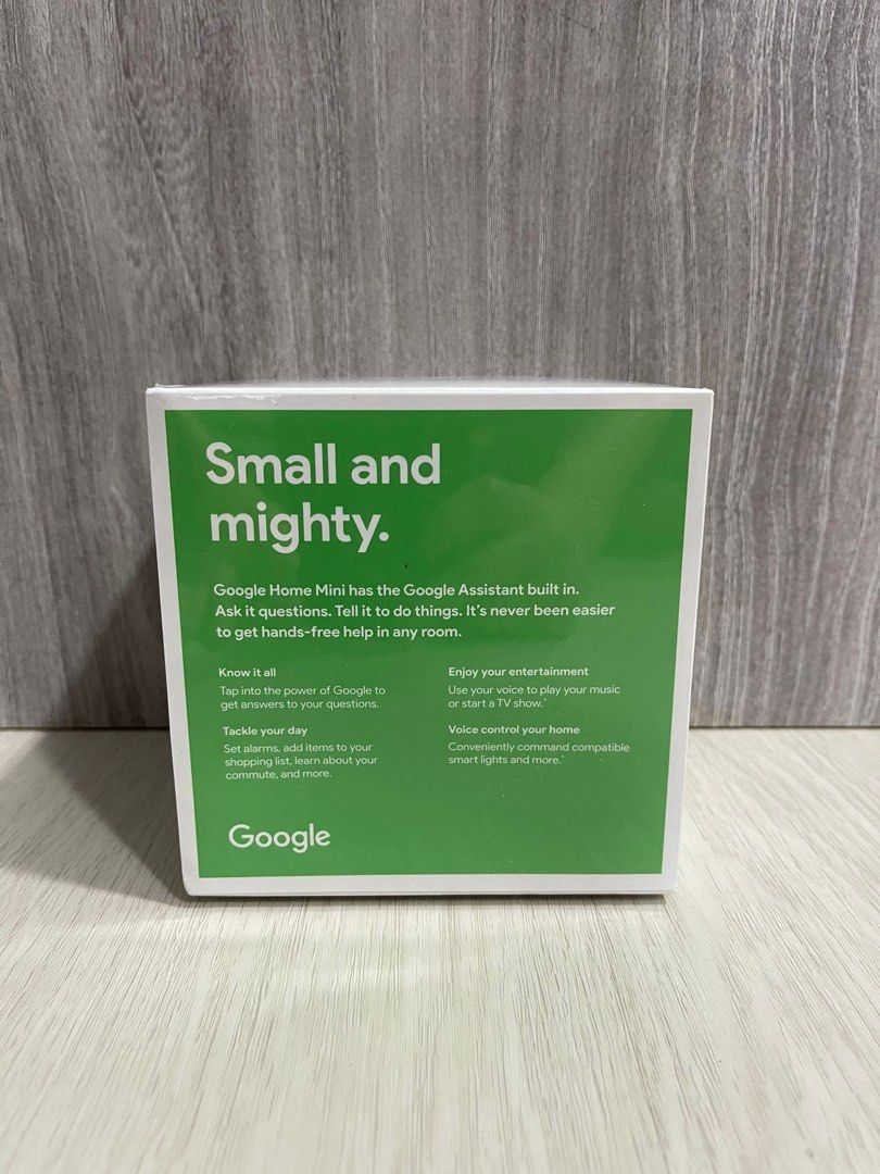 Google home mini small and mighty sales