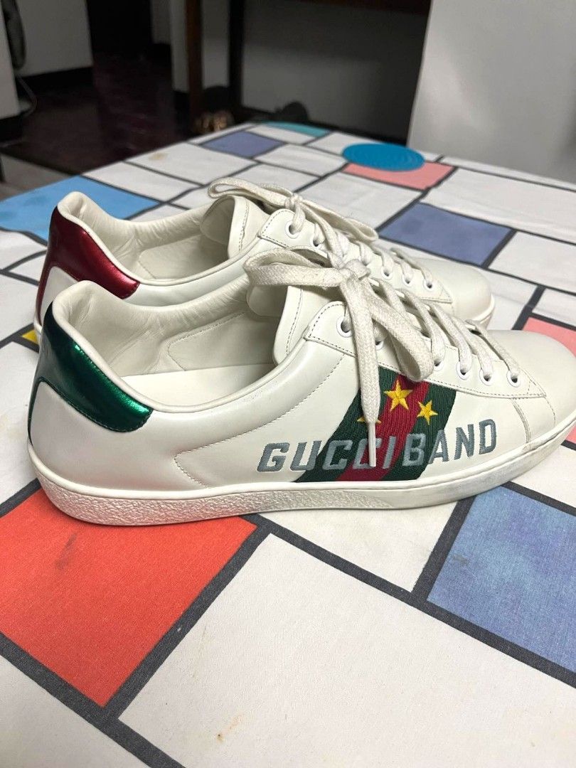 Gucci Ace Men s Sneakers w Gucci Band Logo size 10 10.5