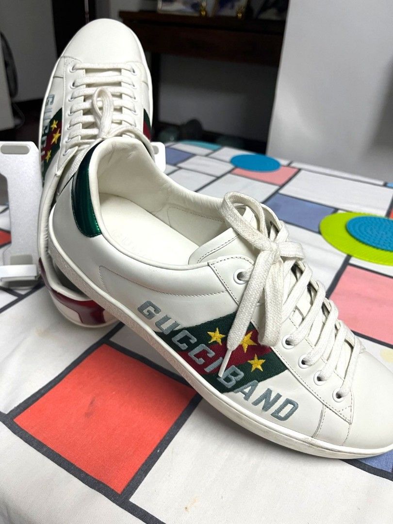 Gucci Ace Men s Sneakers w Gucci Band Logo size 10 10.5