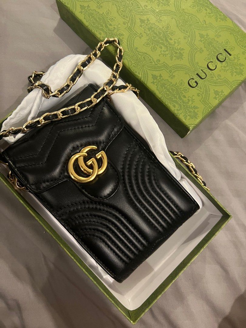 Gucci phone holder bag discount