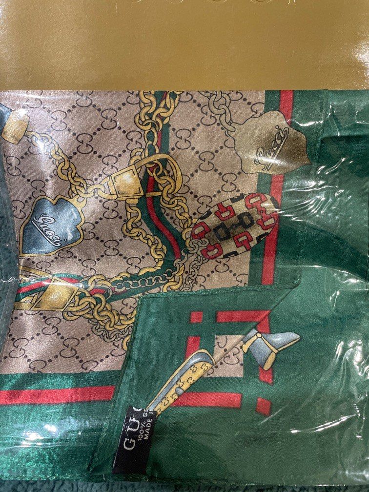 Authentic gucci sales silk scarf