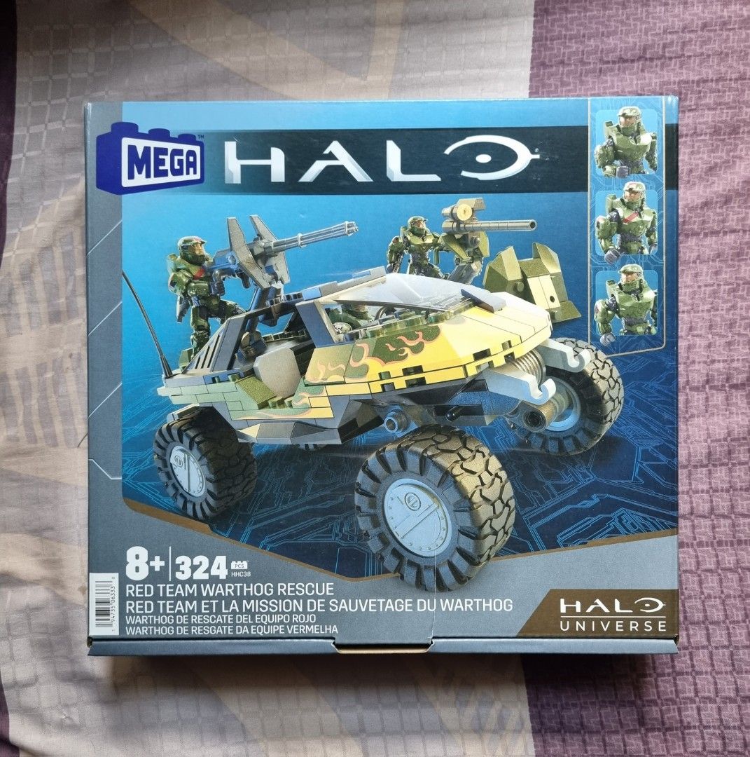 Halo Mega Construx Red Team Warthog Rescue, Hobbies & Toys, Toys