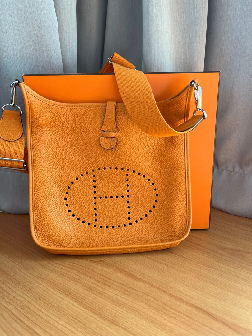 Hermes evelyne bag orange outlet