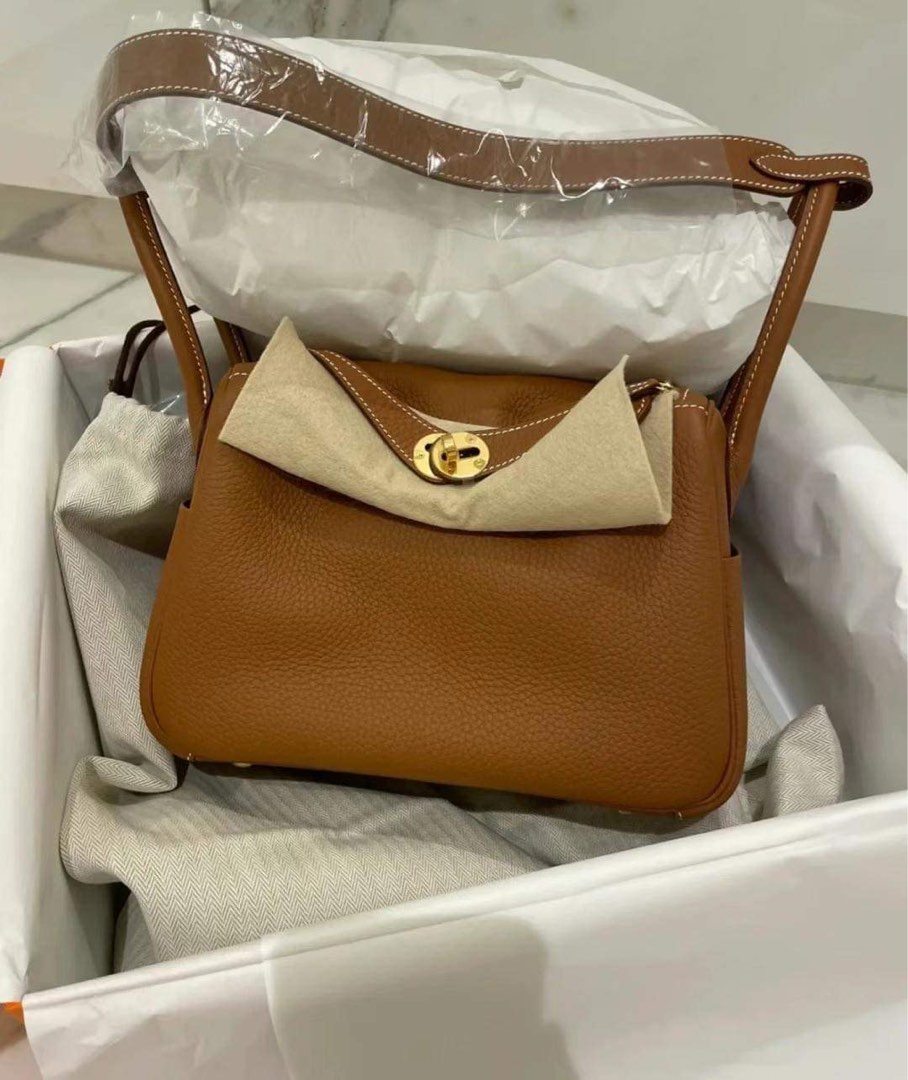 Hermes lindy store 26 gold