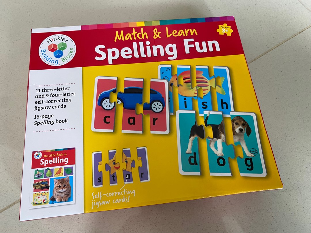 Hinkler building blocks English spelling puzzle/ educational puzzle