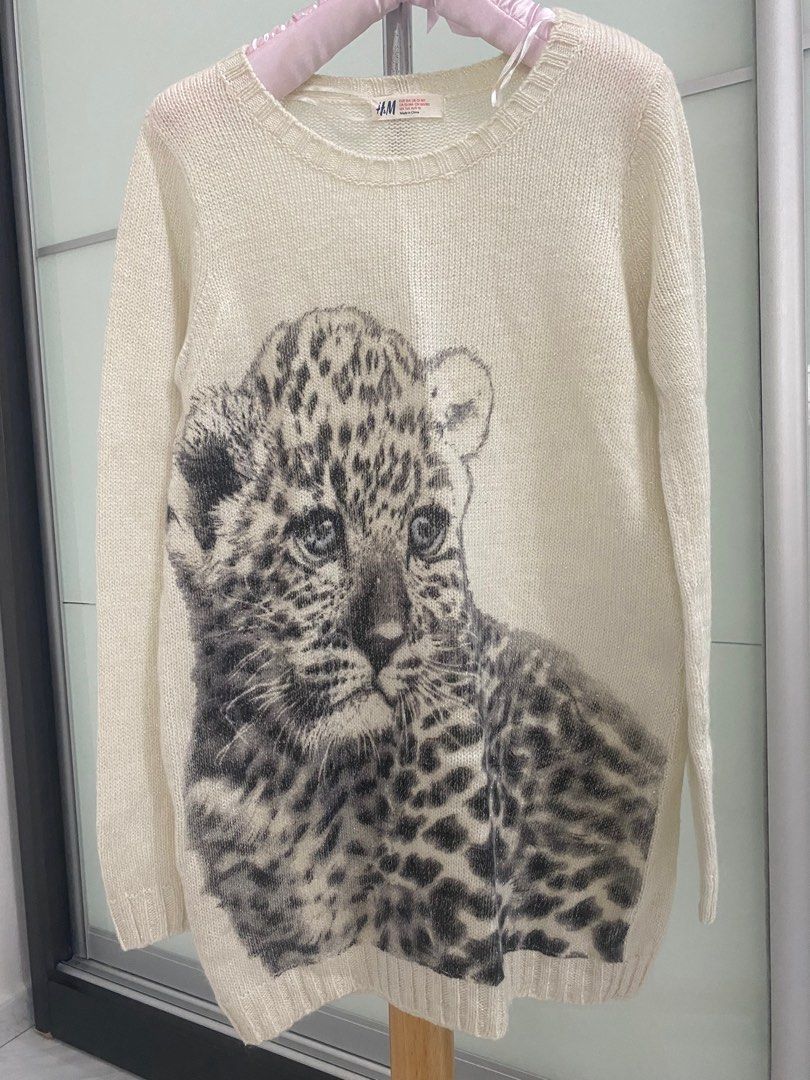 Baby leopard sweater sale