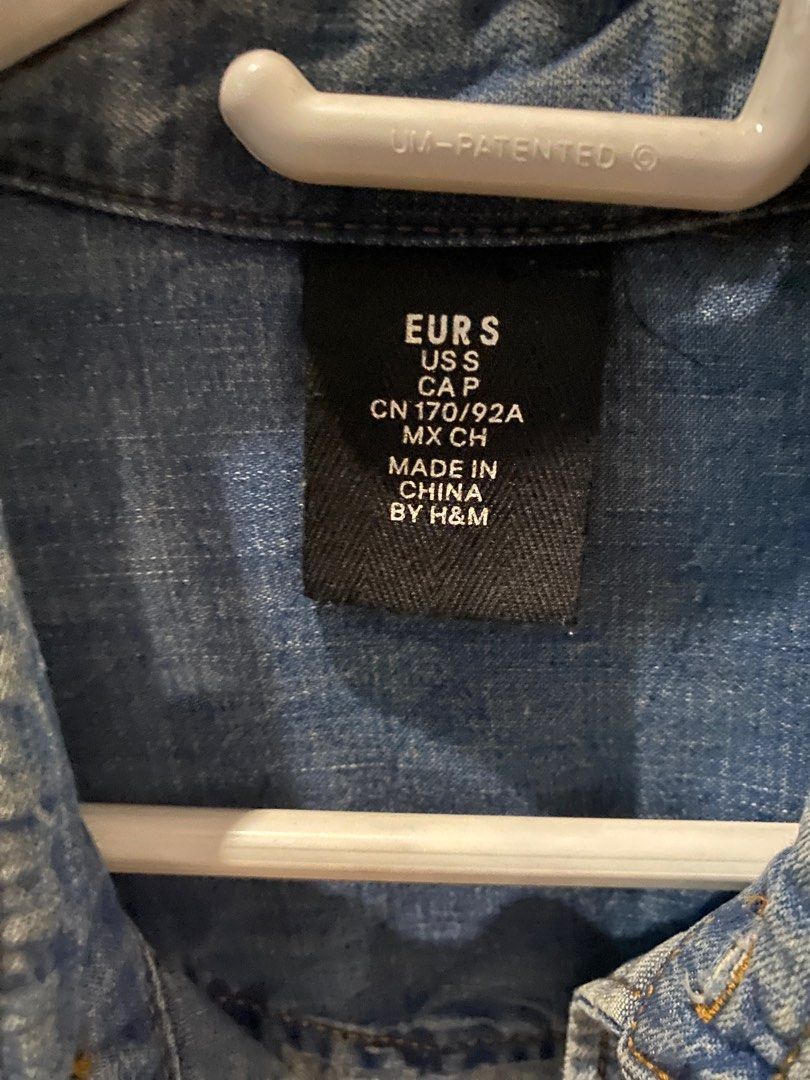 H&M Denim Long Sleeve Polo (Category: Coats, Jackets and Outerwear) located in Cainta. Submitted by chamaleon (Listing ID 1243400463, Image 2). Description: .