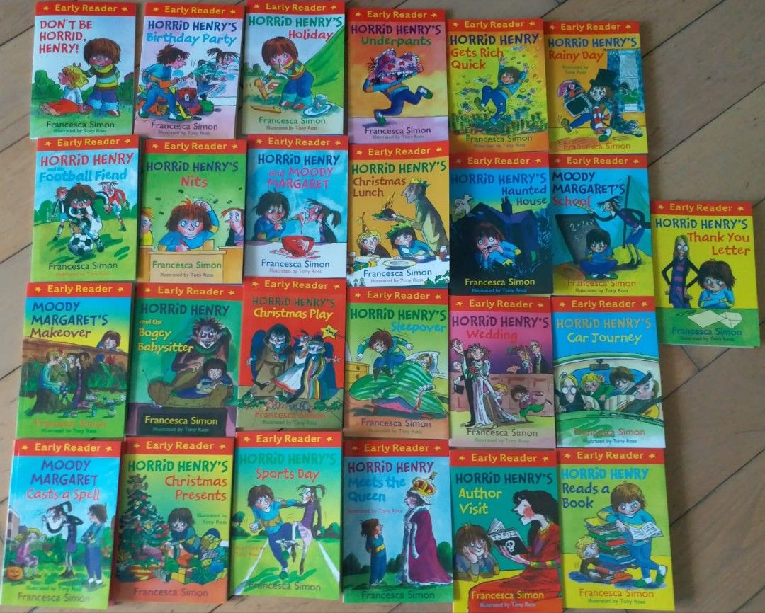 新品。海外購入】25冊HORRID HENRY EARLY READER - 洋書