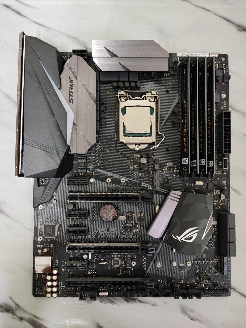 I7 7700 GTX 1070ti ROG STRIX Z270E GAMING AIGO 700W 64GB RAM CPU Fan