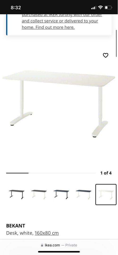 Bekant sales desk manual