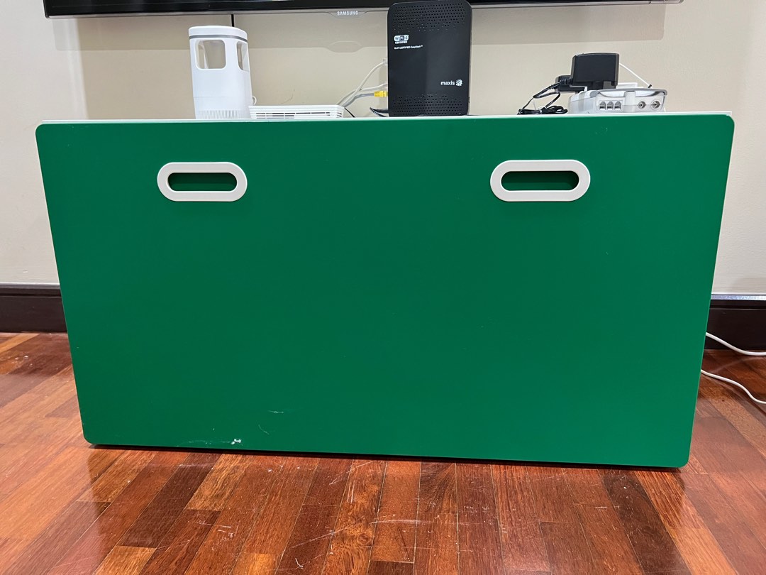 IKEA bench with storage, Furniture & Home Living, Furniture, Shelves