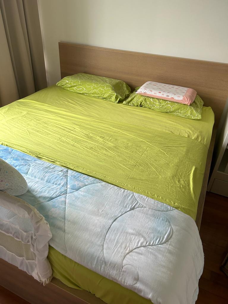 IKEA Malm bed and mattress, Furniture & Home Living, Furniture, Bed