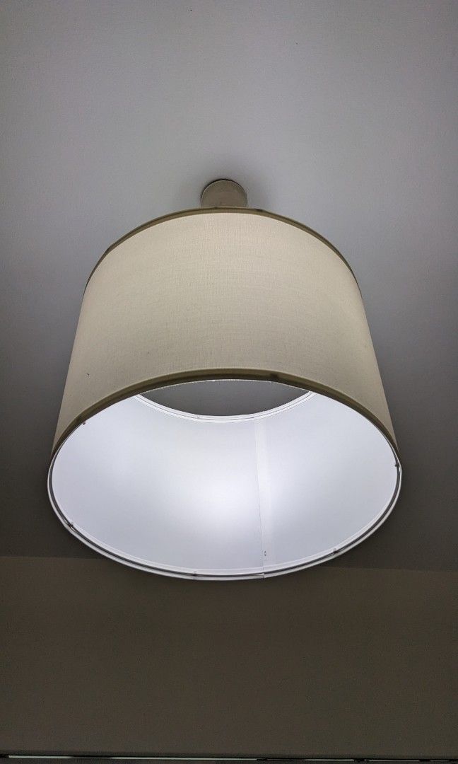 RINGSTA lamp shade, white, 42 cm (17) - IKEA