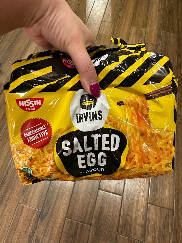 Irvin salted egg mie instant on Carousell