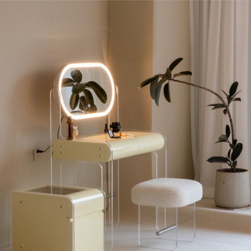 Perspex shop dressing table