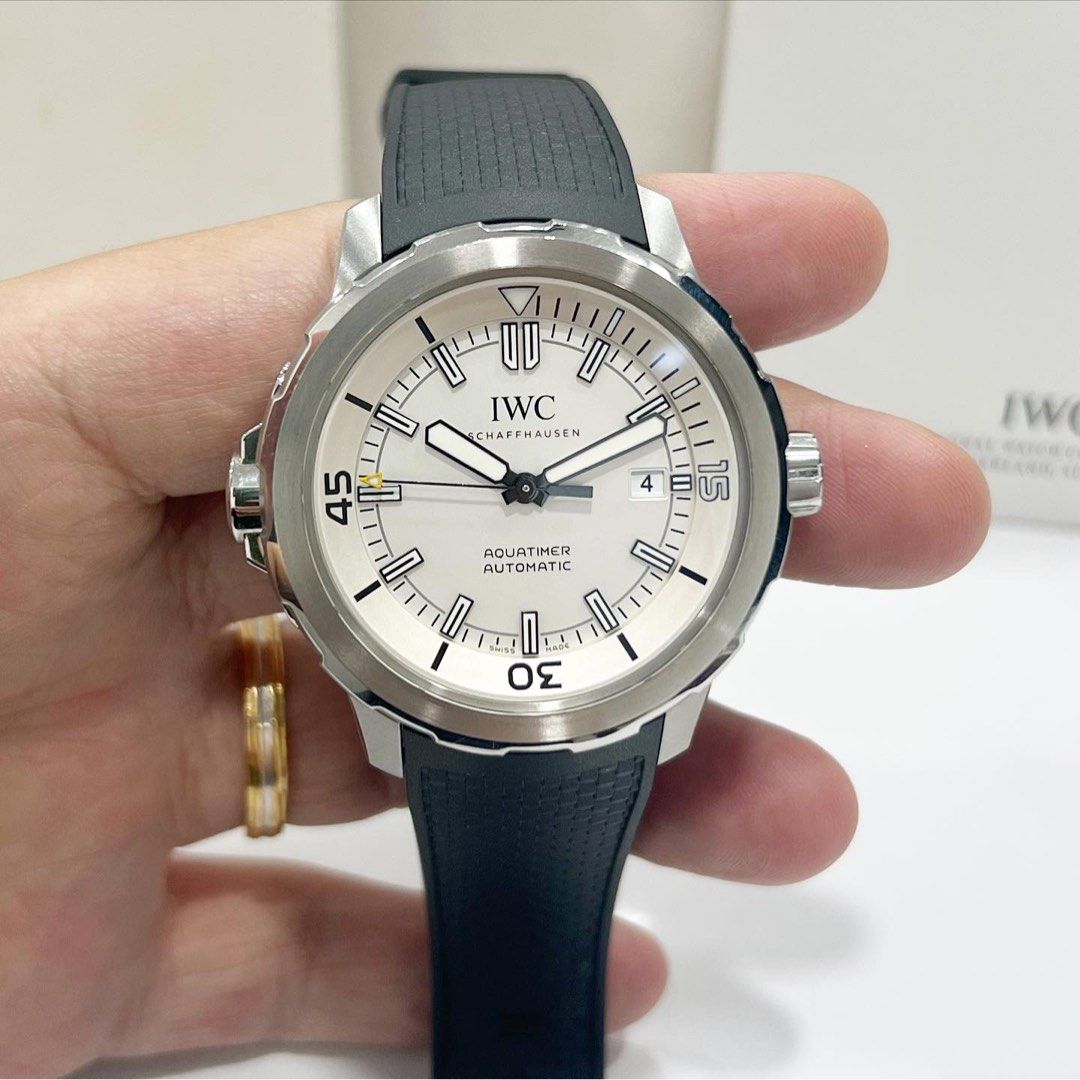 Iwc aquatimer hotsell white dial