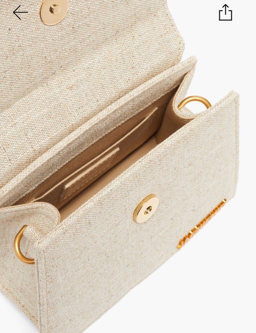 Jacquemus Chiquito canvas cross body bag, Luxury, Bags & Wallets on