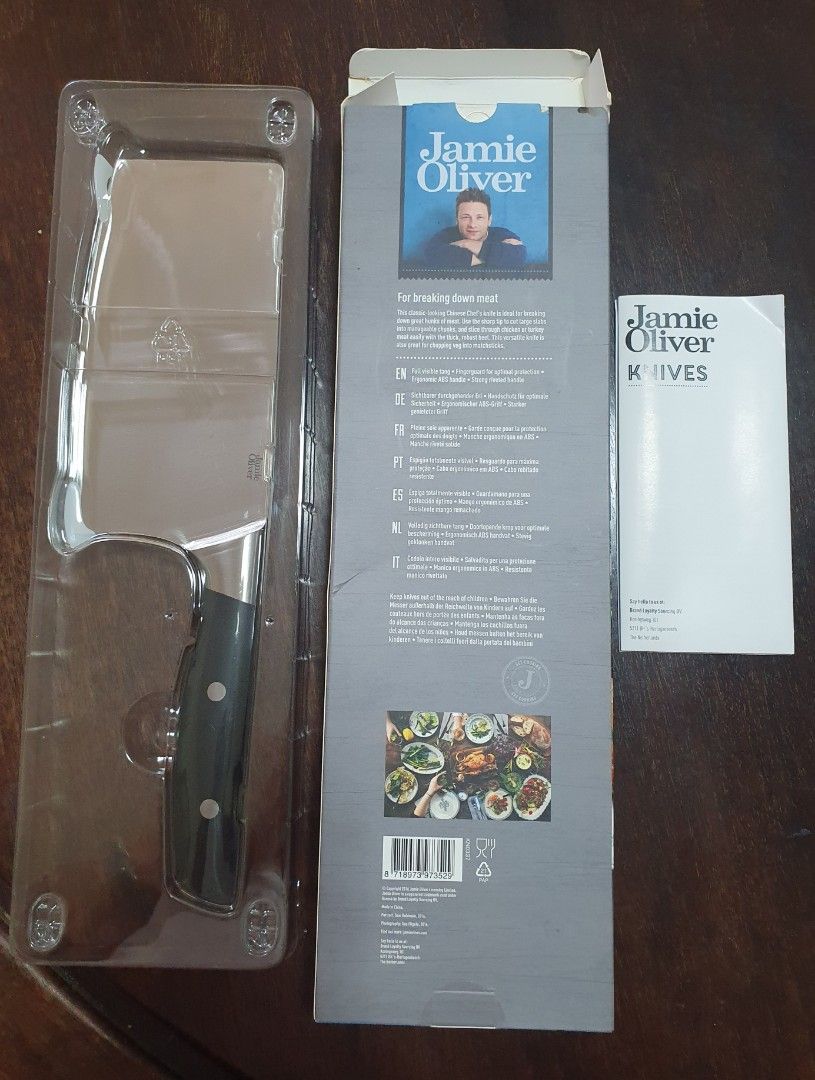 Jamie Oliver Chinese Chef's Knife, Furniture & Home Living, Kitchenware & Tableware, Knives