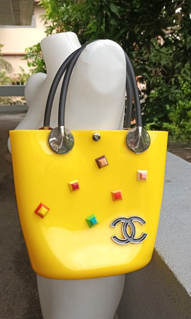 Jelly yellow chanel bag, Women's Fashion, Bags & Wallets, Shoulder