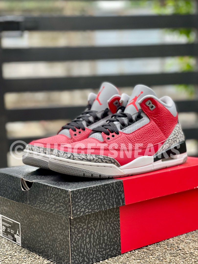jordan 3 red cement stockx