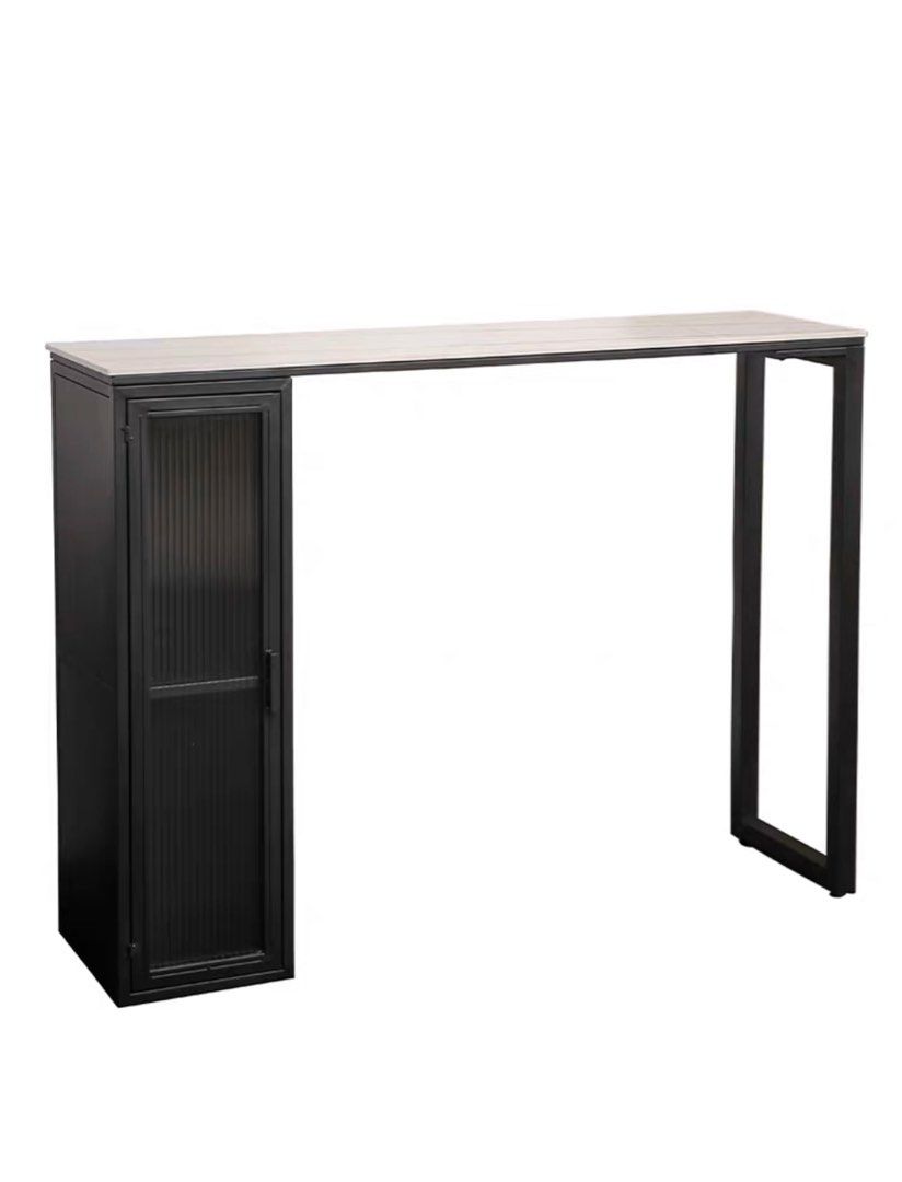 KASEE Modern Bar Table With Storage, Furniture & Home Living, Furniture