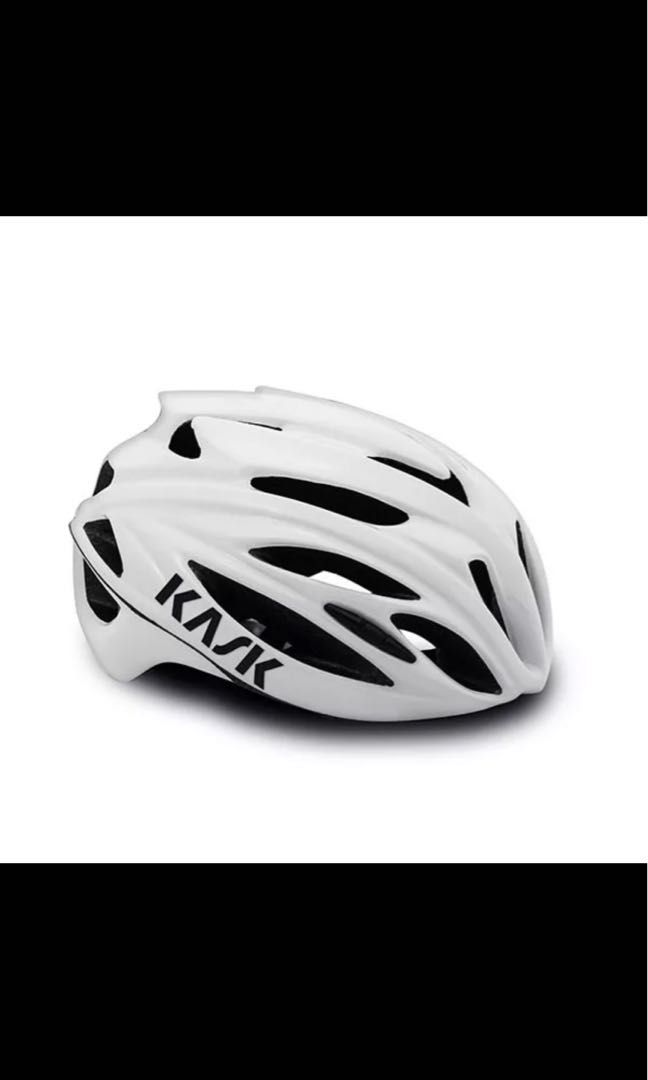 Authentic KASK Rapido Helmet White Sports Equipment Bicycles