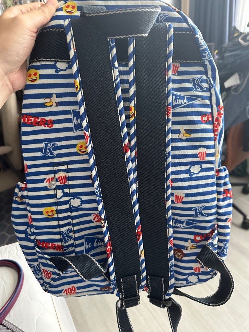 Kipling emoji backpack discount